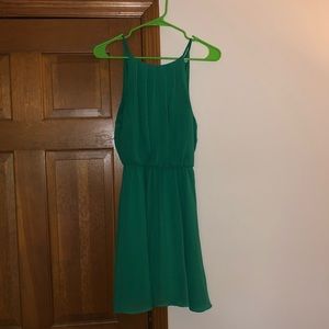 Francesca Green Dress. Like new.